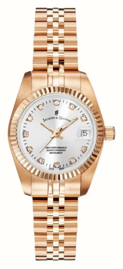 Jacques Du Manoir Inspiration | 26mm | Silver Dial | Rose Gold PVD Steel