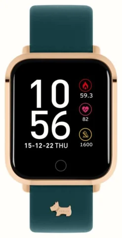 Radley Series 06 Women's Smartwatch Rectangular Case Green Strap