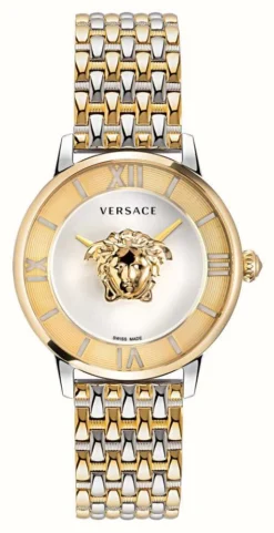 Versace LA MEDUSA | Silver Dial | Two Tone Steel Strap