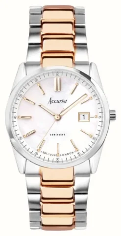 Accurist Everyday Womens | Mother Of Pearl Dial | Two Tone Steel Bracelet
