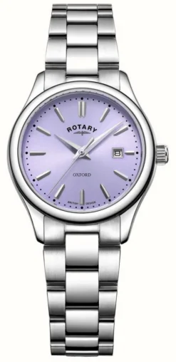 Rotary Women's Oxford | Lilac Dial | Stainless Steel Bracelet
