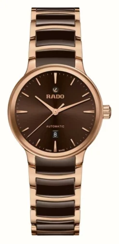 RADO Centrix Automatic High-Tech Ceramic / Rose Gold PVD