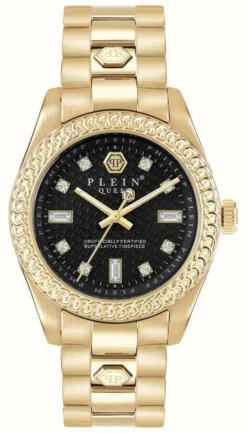 Philipp Plein QUEEN $Treet Couture Black Dial / Gold PVD Steel