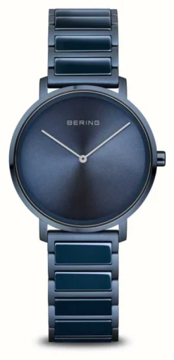 Bering Women's Ceramic Blue Dial / Blue Ceramic Bracelet