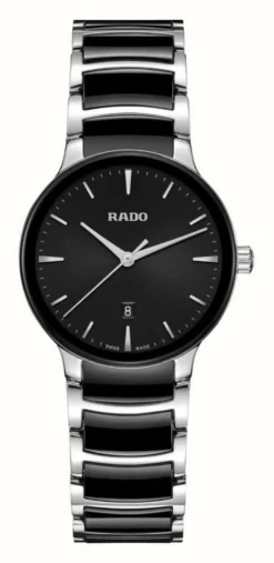 RADO Centrix Quartz (30.5mm) Black Dial / Black High-Tech Ceramic & Stainless Steel