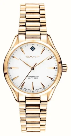 GANT SHARON (34mm) White Dial / Gold PVD Stainless Steel