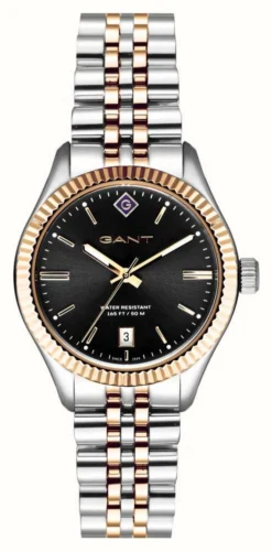 GANT SUSSEX (34mm) Black Dial / Two-Tone PVD Stainless Steel