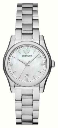 Emporio Armani Women's (32mm) Mother-of-Pearl Dial / Stainless Steel Bracelet