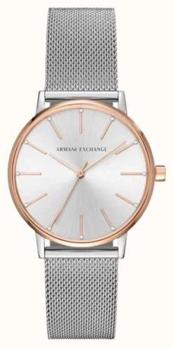 Armani Exchange Women's | Silver Dial | Stainless Steel Mesh Bracelet
