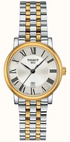 Tissot | Women's Carson | Two-Tone Stainless Steel | Silver Dial |
