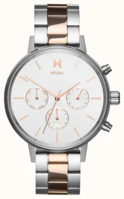 MVMT Nova Stella | Two Tone Stainless Steel | White Dial