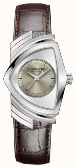 Hamilton | Ventura Automatic | Brown Leather Strap | Silver Dial |