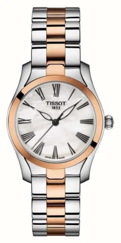Tissot | T-Wave |Women's Two-Tone Bracelet | Mother Of Pearl Dial |