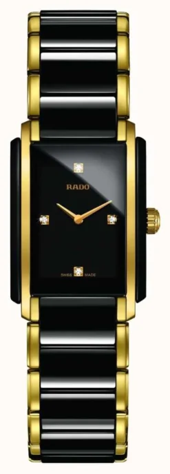 RADO Integral Diamonds High-Tech Ceramic Square Dial Watch