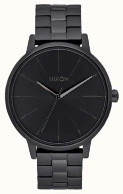 Nixon Kensington | All Black | Black IP Bracelet | Black Dial