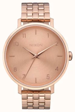 Nixon Arrow | All Rose Gold | Rose Gold IP Steel Bracelet | Rose Gold Dial