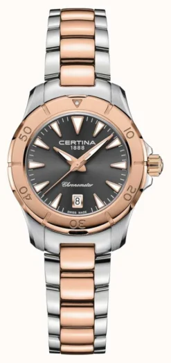 Certina DS Action | Two-Tone Steel Bracelet | Grey Dial | COSC