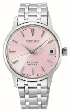 Seiko Presage Automatic | Women's | Stainless Steel Bracelet | Pink Dial