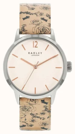 Radley | Women's | Beige Pattern Leather Strap | White Dial |