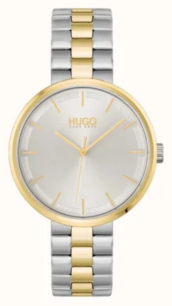 HUGO #CRUSH | Silver Dial | Two Tone Steel Bracelet