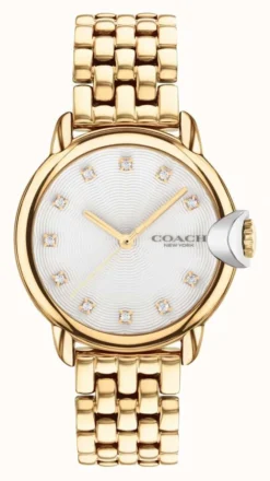 Coach Women's Arden Gold Plated Bracelet Watch