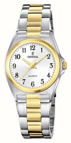 Festina Women's | White Dial | Two Tone Bracelet