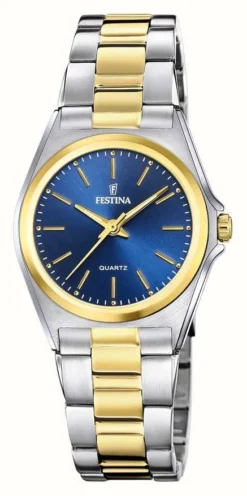 Festina Women's | Blue Dial | Two Tone Bracelet