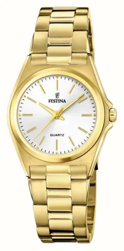 Festina Women's | White Dial | Gold PVD Plated Bracelet