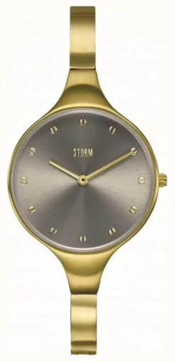 STORM Women's Olenie Gold-Plated Bangle Watch