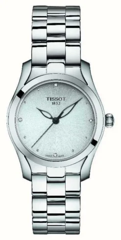 Tissot T-Wave Women's Silver Sunray Dial Watch