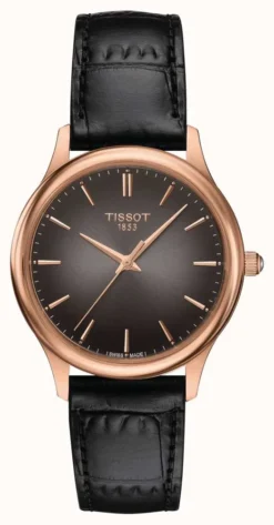 Tissot Excellence Lady 18ct Rose Gold Leather Strap