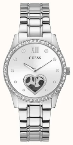 Guess BE LOVED Women's Crystal Set Bezel