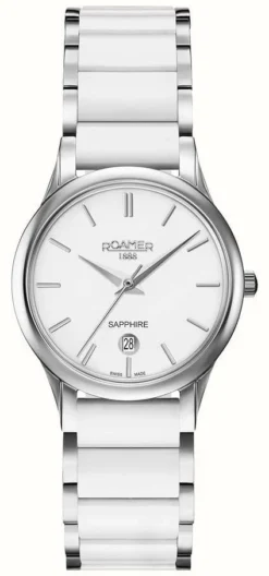 Roamer Women's | C-Line | White Dial | White Ceramic Bracelet