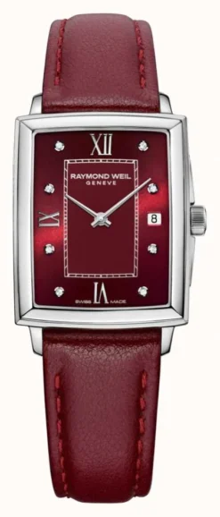 Raymond Weil Women's Toccata | Red Leather Strap | Red Dial