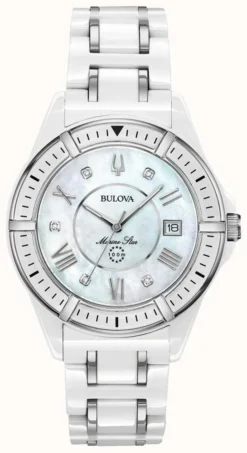 Bulova Marine Star Diamond / Ceramic White