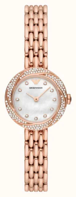 Emporio Armani Women's | Mother-of-Pearl Dial | Rose Gold Stainless Steel Bracelet