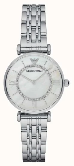 Emporio Armani Women's | Mother-of-Pearl Dial | Stainless Steel Bracelet