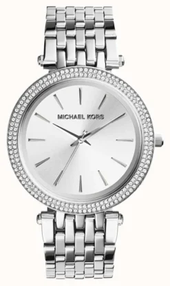 Michael Kors Darci Women's Stainless Steel Crystal Set Bezel Watch