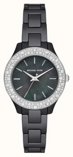 Michael Kors Liliane Women's Black Ceramic Watch