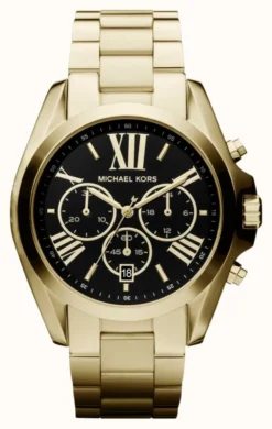 Michael Kors Women's Bradshaw Gold-Toned Chronograph Watch