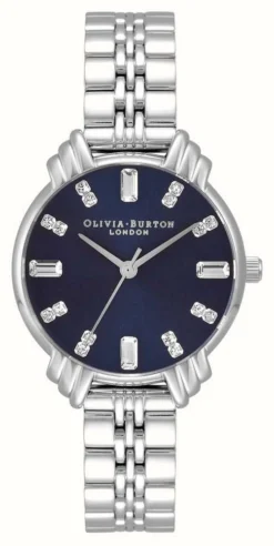 Olivia Burton Women's | Stainless Steel Bracelet | Blue Dial