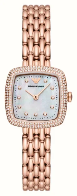 Emporio Armani Women's | Mother-of-Pearl Dial | Rose Gold Bracelet