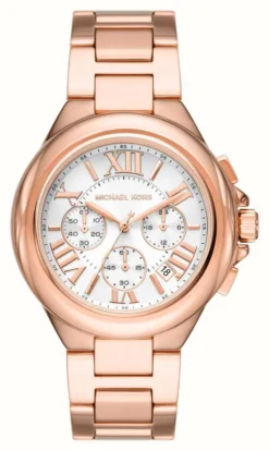 Michael Kors Camille Rose-Gold Toned Women's Watch
