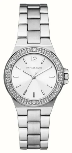 Michael Kors Lennox Silver Dial Stainless Steel Bracelet