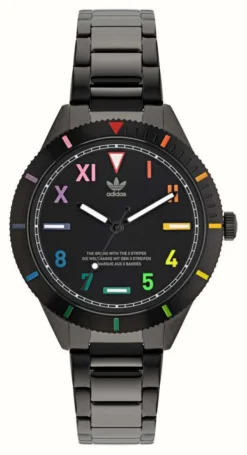 Adidas EDITION THREE | Black Dial | Black PVD Steel